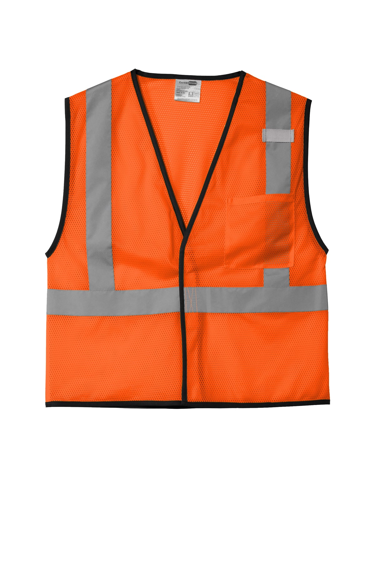 CornerStone® ANSI 107 Class 2 Economy One-Pocket Vest