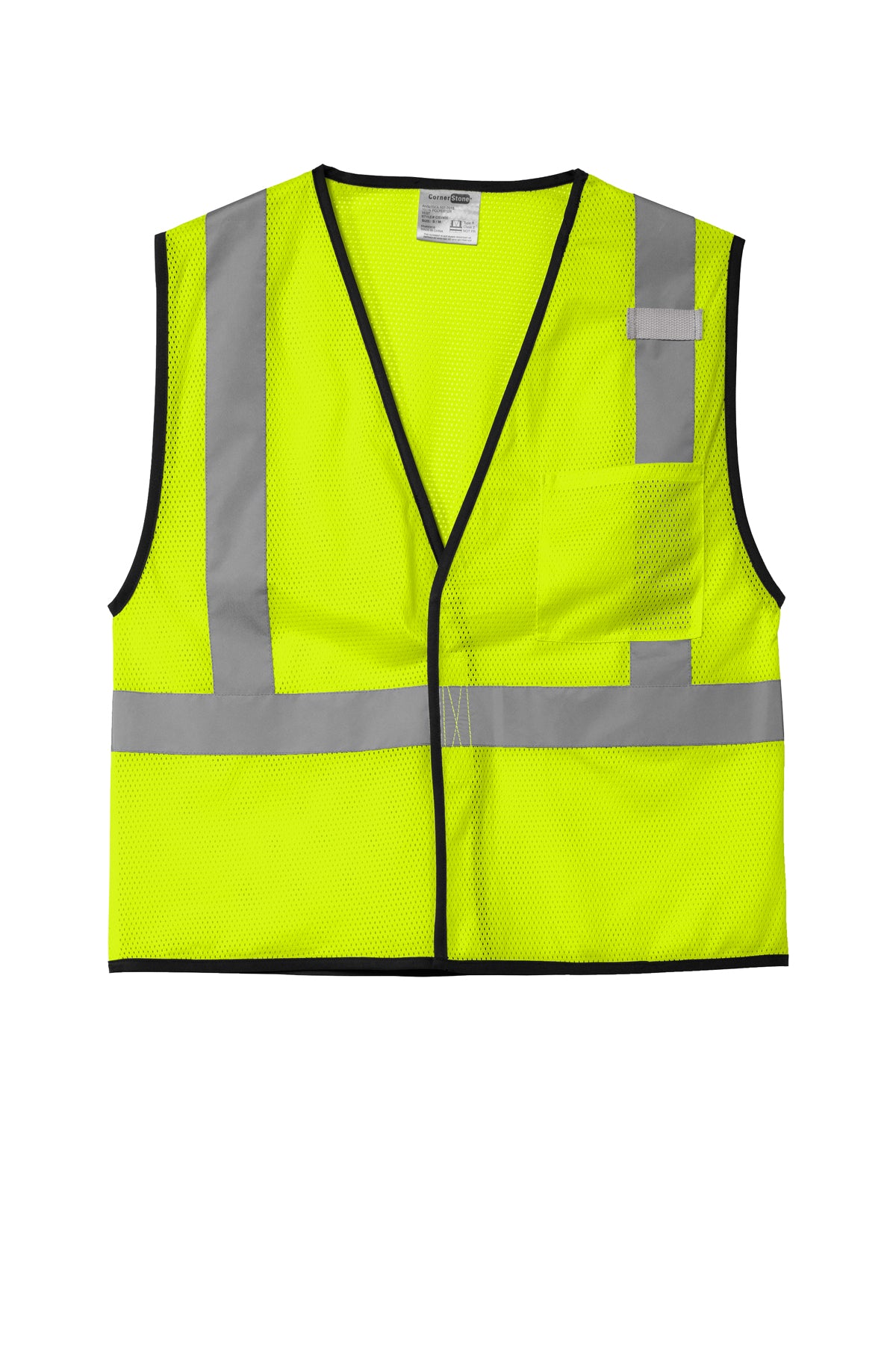 CornerStone® ANSI 107 Class 2 Economy One-Pocket Vest