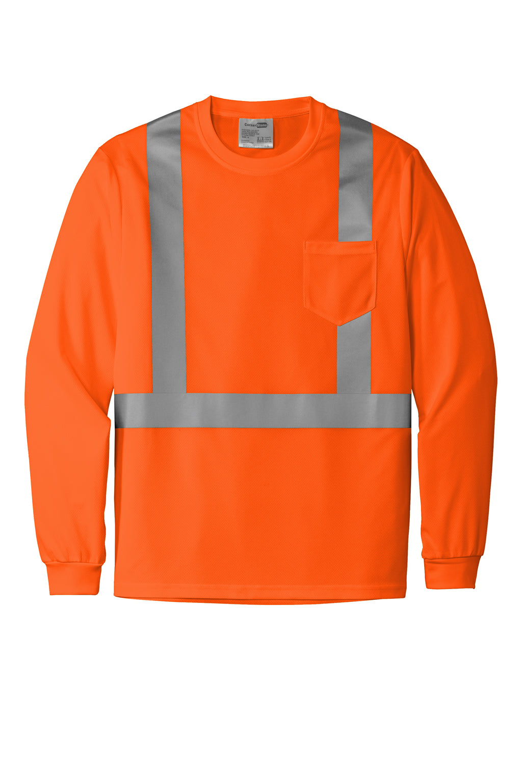 CornerStone® ANSI 107 Class 2 Long Sleeve Tee