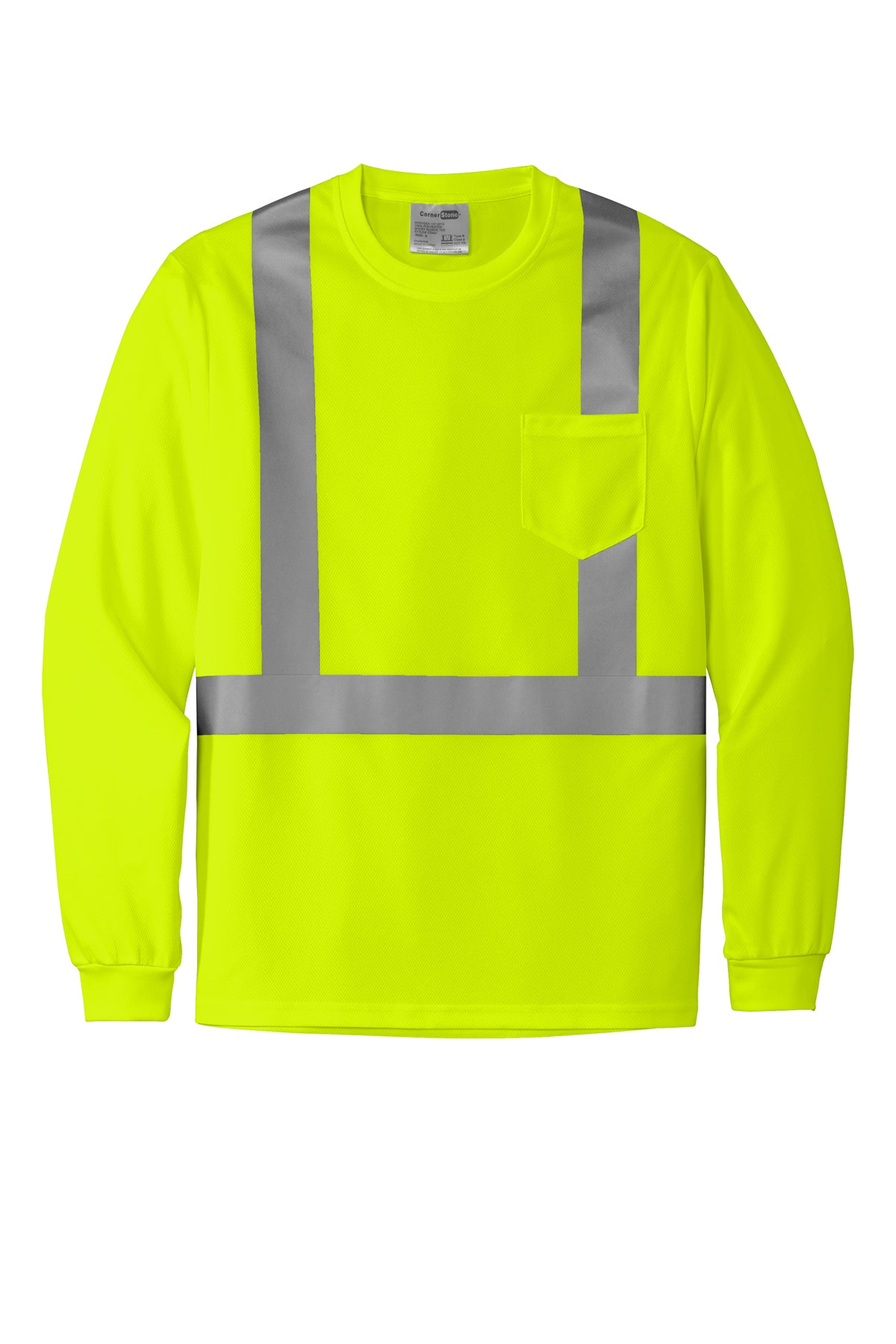 CornerStone® ANSI 107 Class 2 Long Sleeve Tee